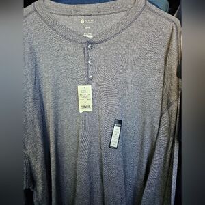 New long sleeve shirt men Gray Size 4x  hagger 077
